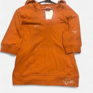 Nike Women's Dark Orange Hoodie